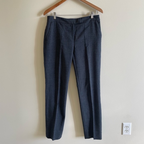 Size 6 Jones New York Grey Plaid Pants - Picture 3 of 17